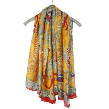 Fashion Printing chiffon amazing scarf Square Scarf